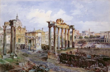 Das Forum, Rom, 1878
